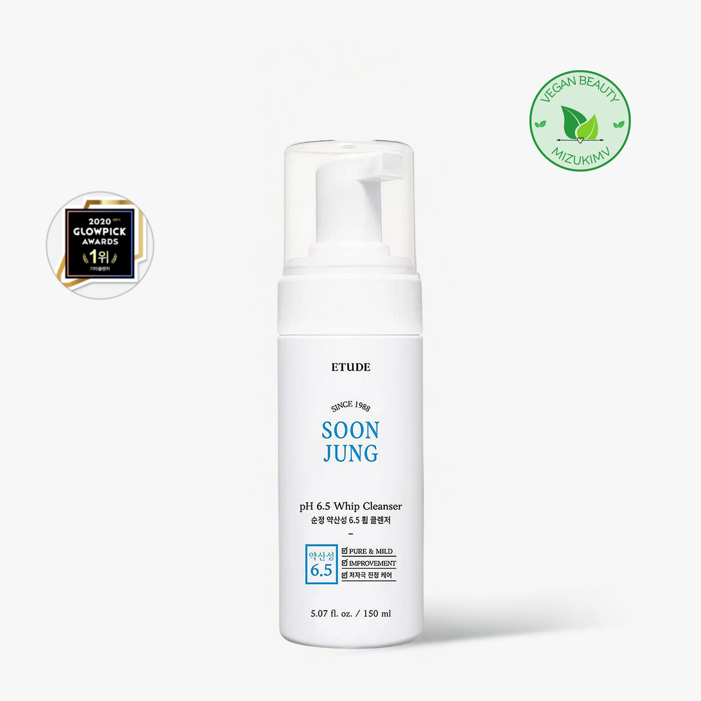 ETUDE Soon Jung P.H. 6.5 Whip Cleanser