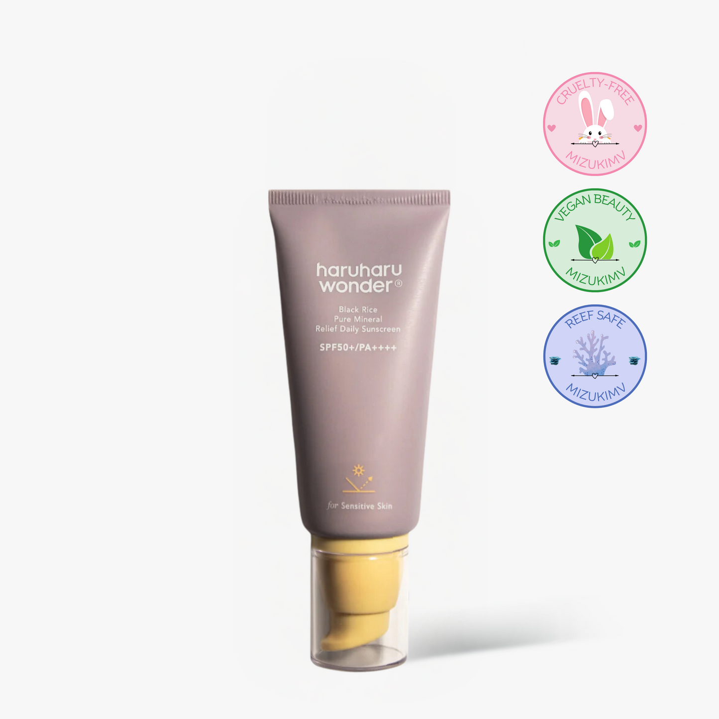 HARUHARU WONDER Black Rice Pure Mineral Relief Daily Sunscreen SPF50+  PA++++