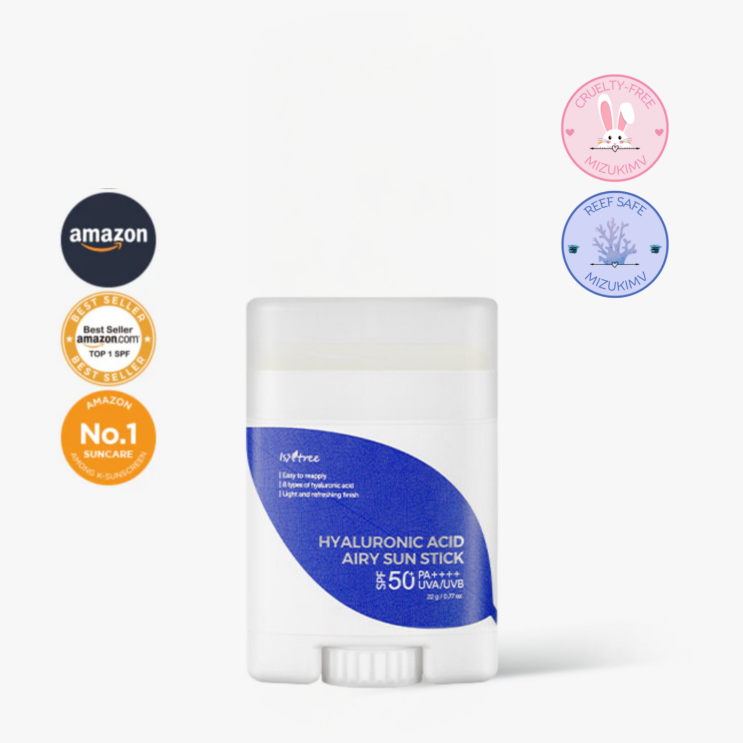 ISNTREE Hyaluronic Acid Airy Sun Stick SPF50+ PA++++