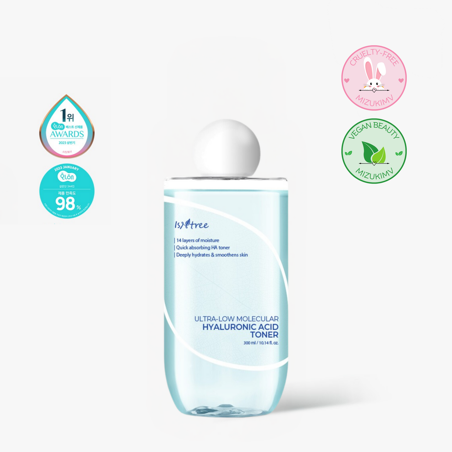 ISNTREE Ultra-Low Molecular Hyaluronic Acid Toner