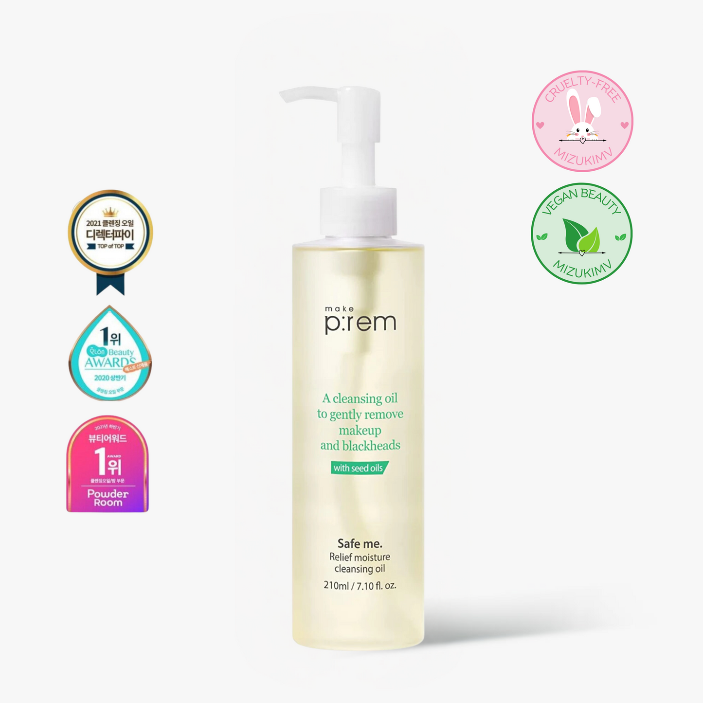 MAKE P:REM Safe Me. Relief Moisture Cleansing Oil