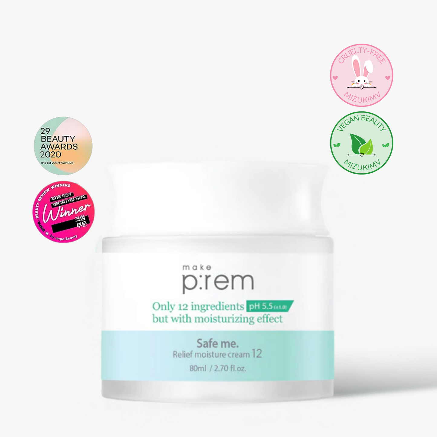 MAKE P:REM Safe Me. Relief Moisture Cream 12
