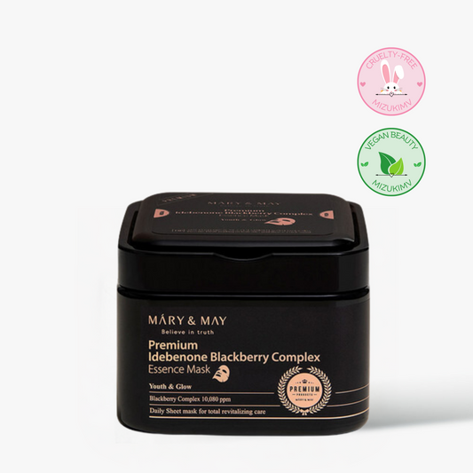 MARY & MAY Premium Idebenon Blackberry Complex Essence Mask