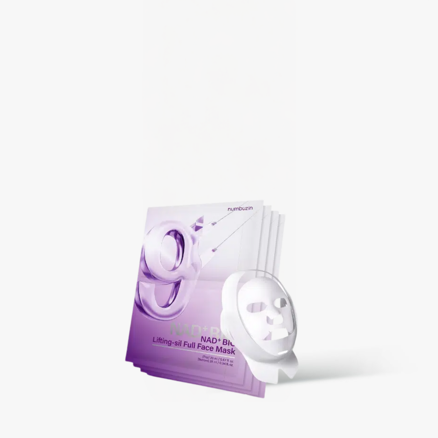 NUMBUZIN No.9 NAD+ Bio Lifting-sil Full Face Mask Set