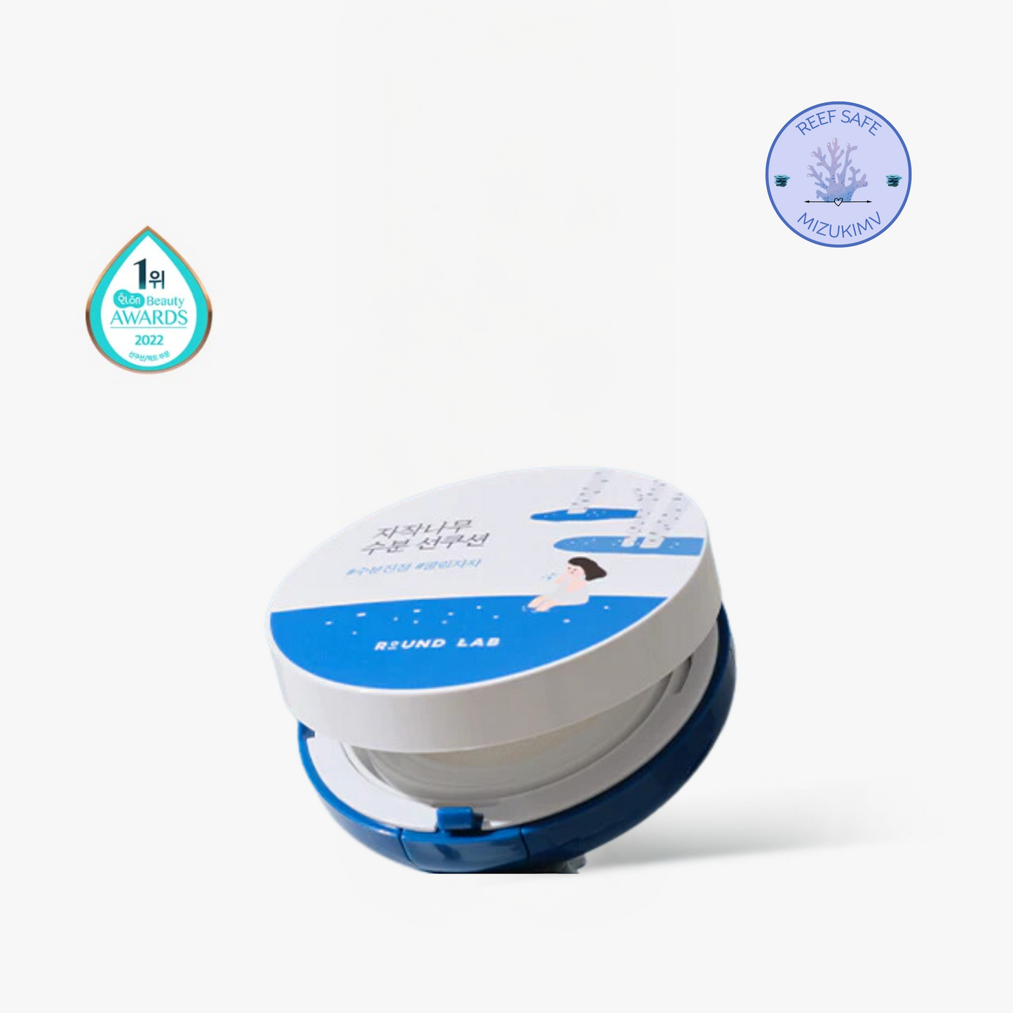 ROUND LAB Birch Juice Moisturizing Sun Cushion SPF50+ PA++++