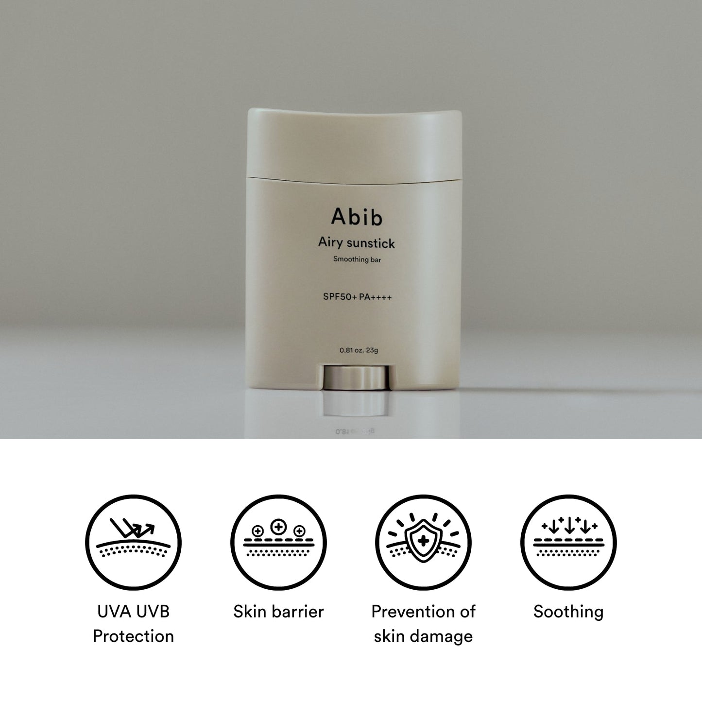 ABIB Airy Sunstick Smoothing Bar SPF50+ PA++++