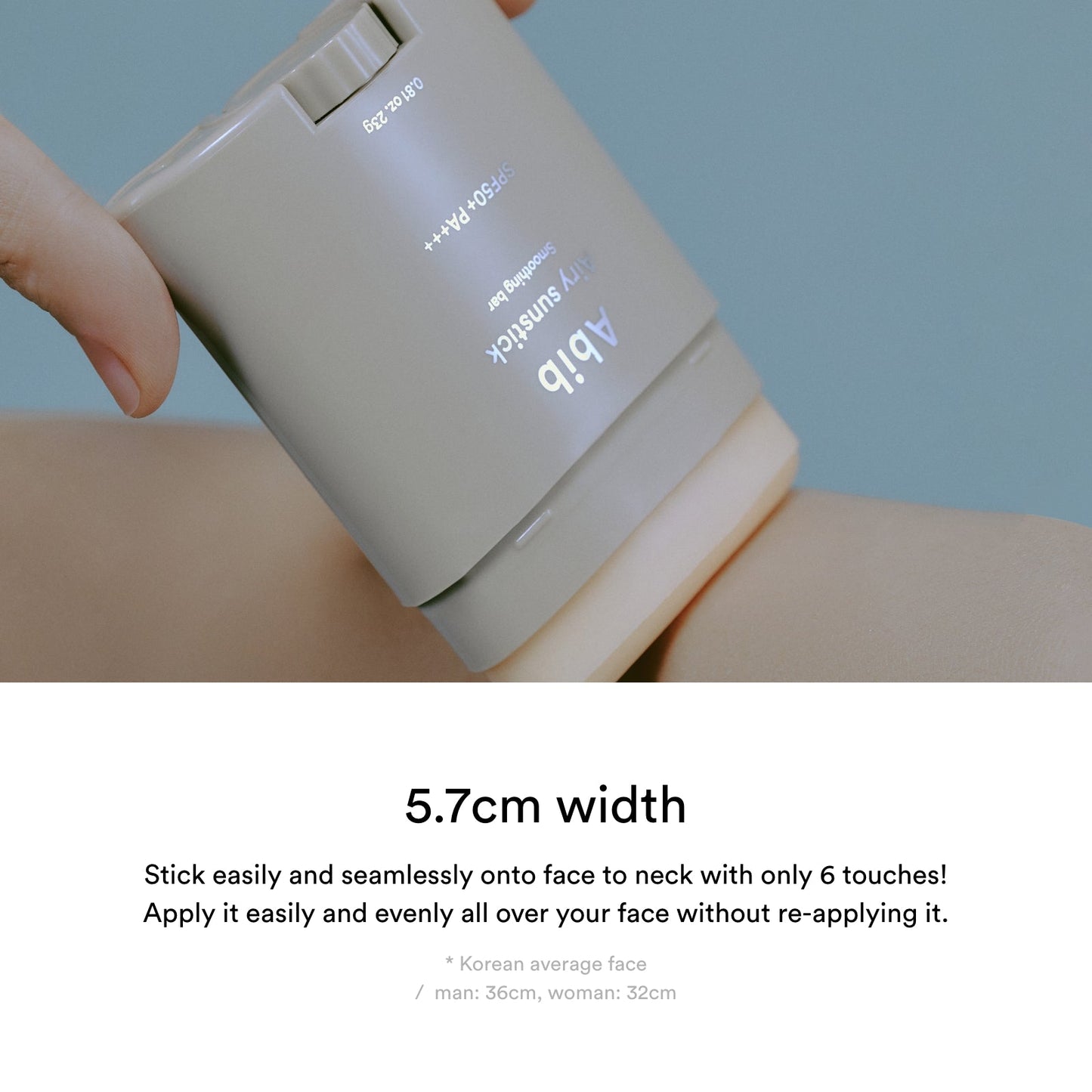 ABIB Airy Sunstick Smoothing Bar SPF50+ PA++++
