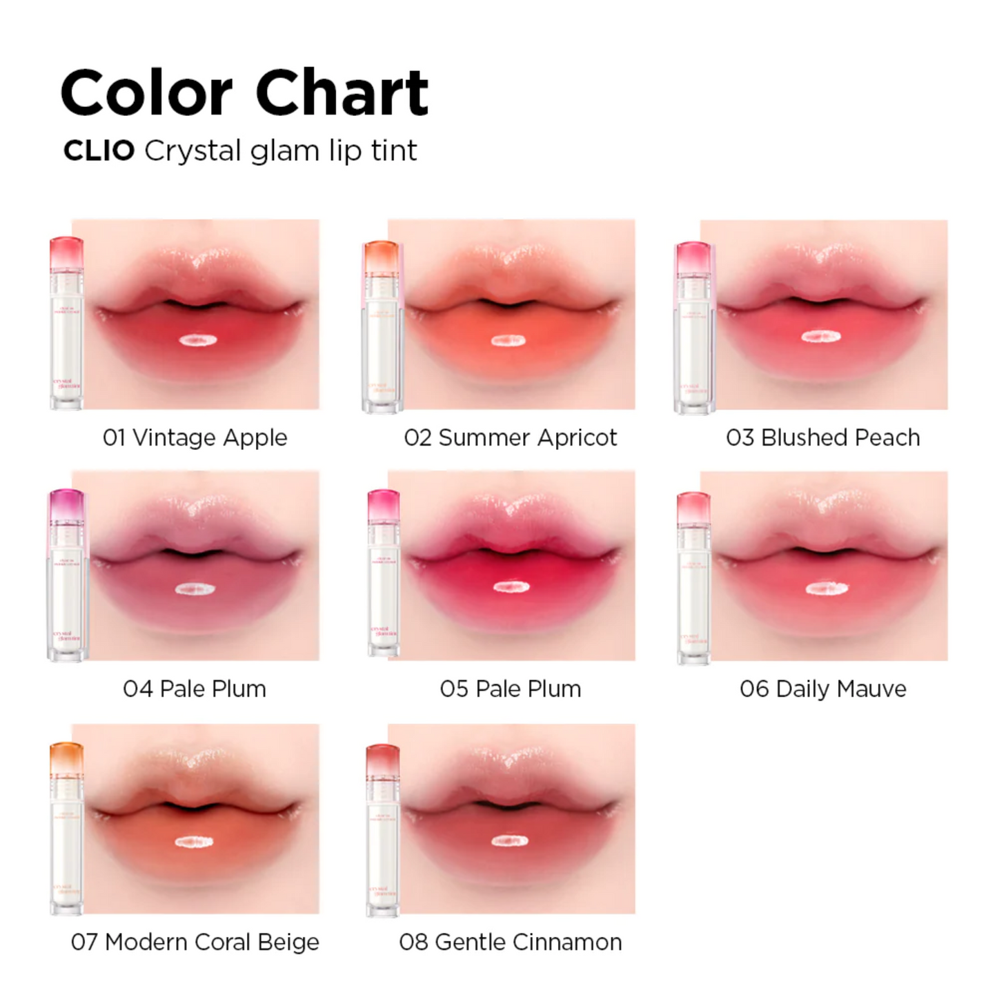 CLIO Crystal Glam Tint -  009 BARE PEACH