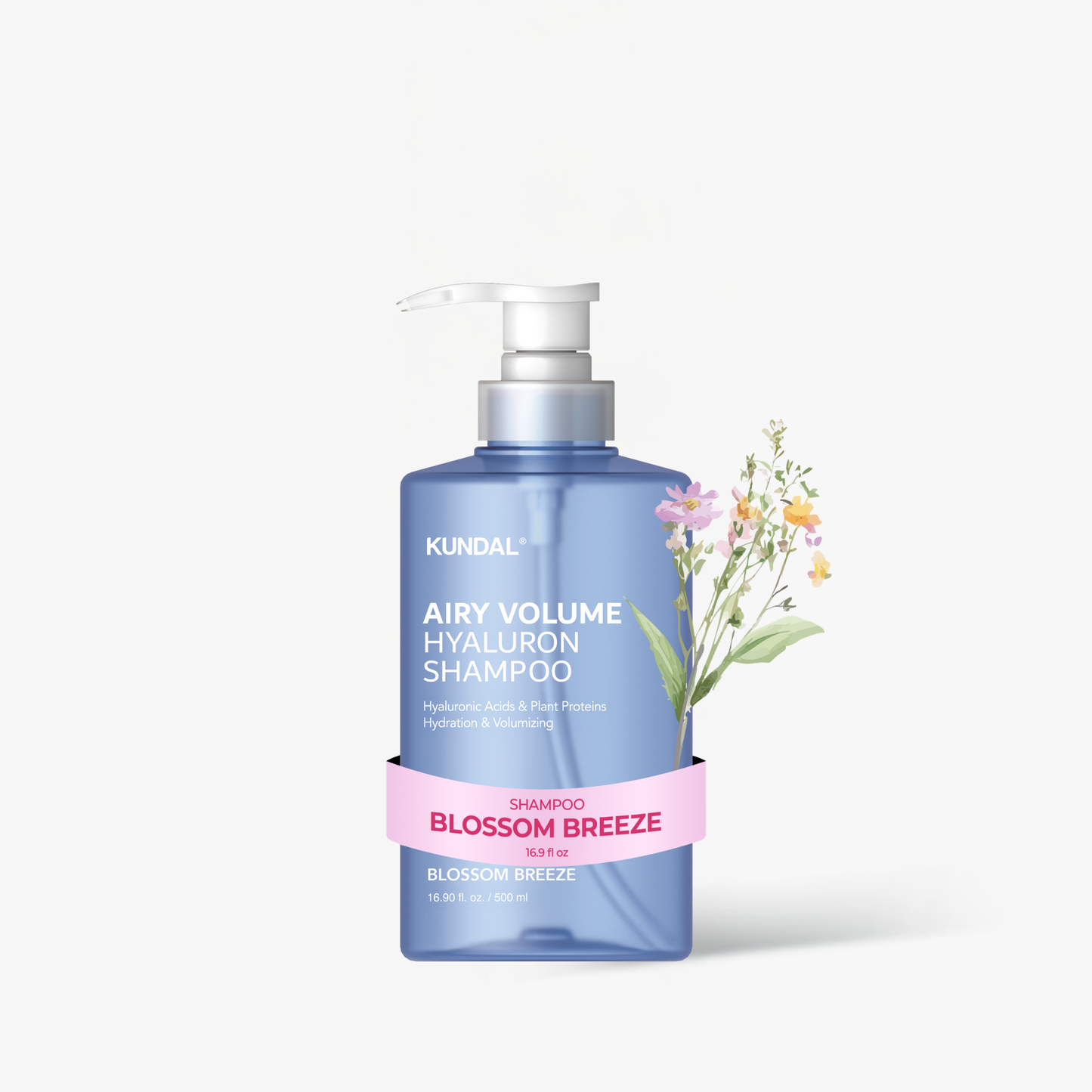 KUNDAL Airy Volume Hyaluron Blossom Breeze Shampoo