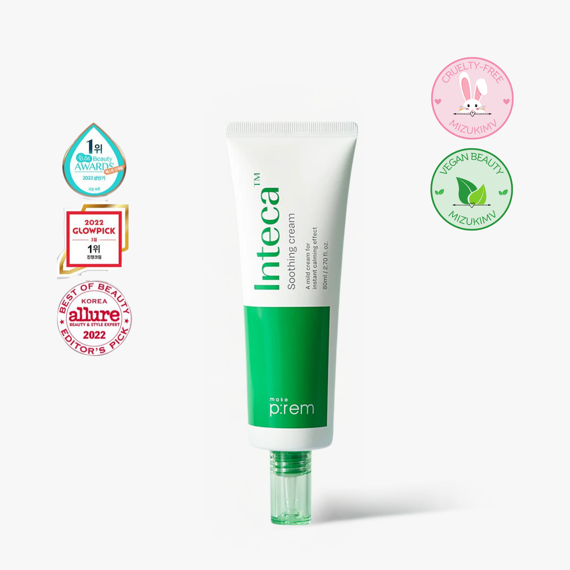 MAKE P:REM Inteca Soothing Cream – Mizuki