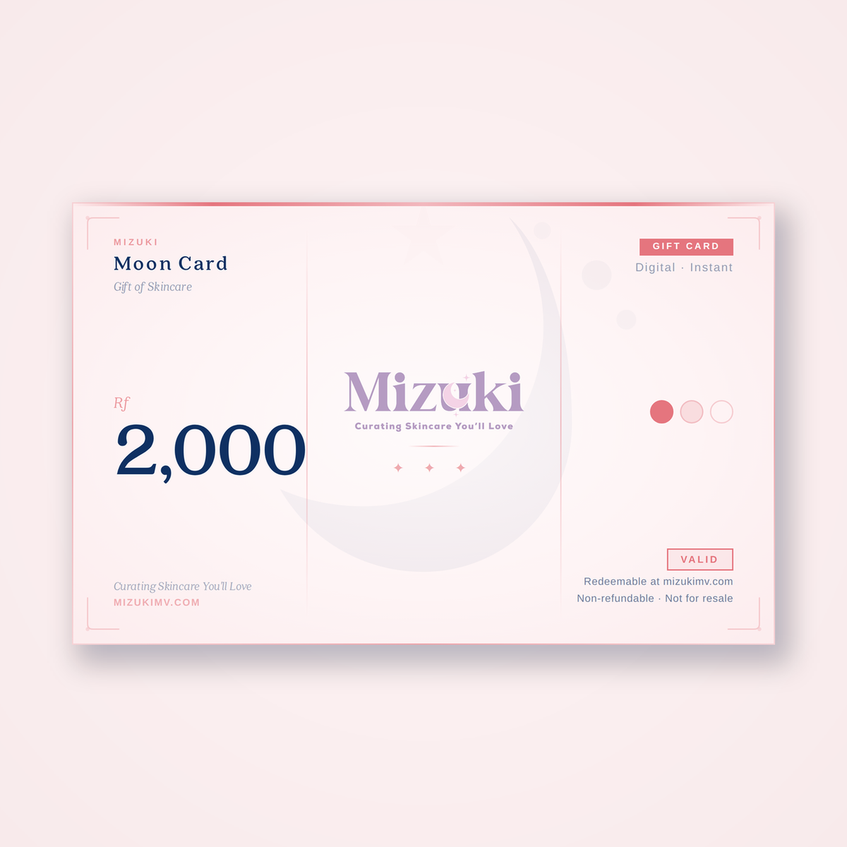 MIZUKI MOON CARD